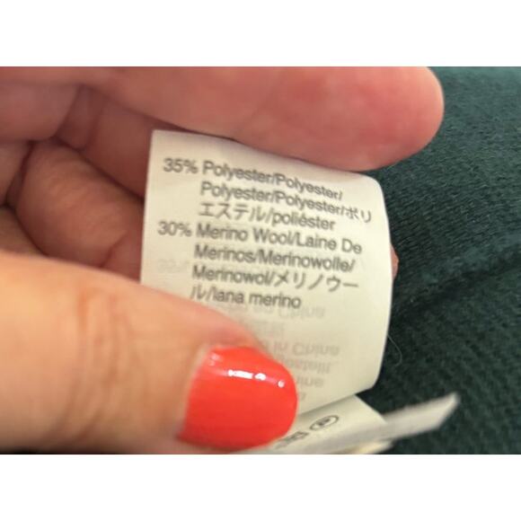 J. Crew green Sophie Open Front Sweater Blazer, large, office, cool weather - Picture 7 of 7